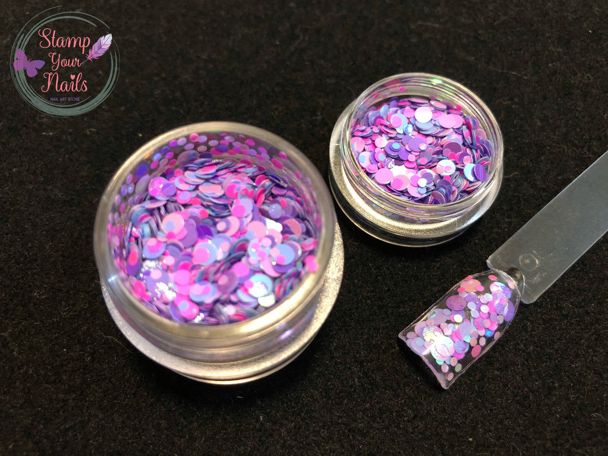 Confetti - Stamp your nails