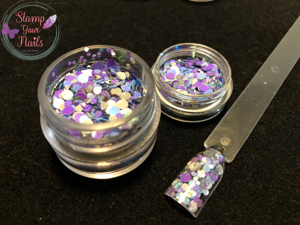 Confetti - Stamp your nails
