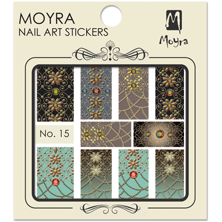 Nail art sticker Moyra 15