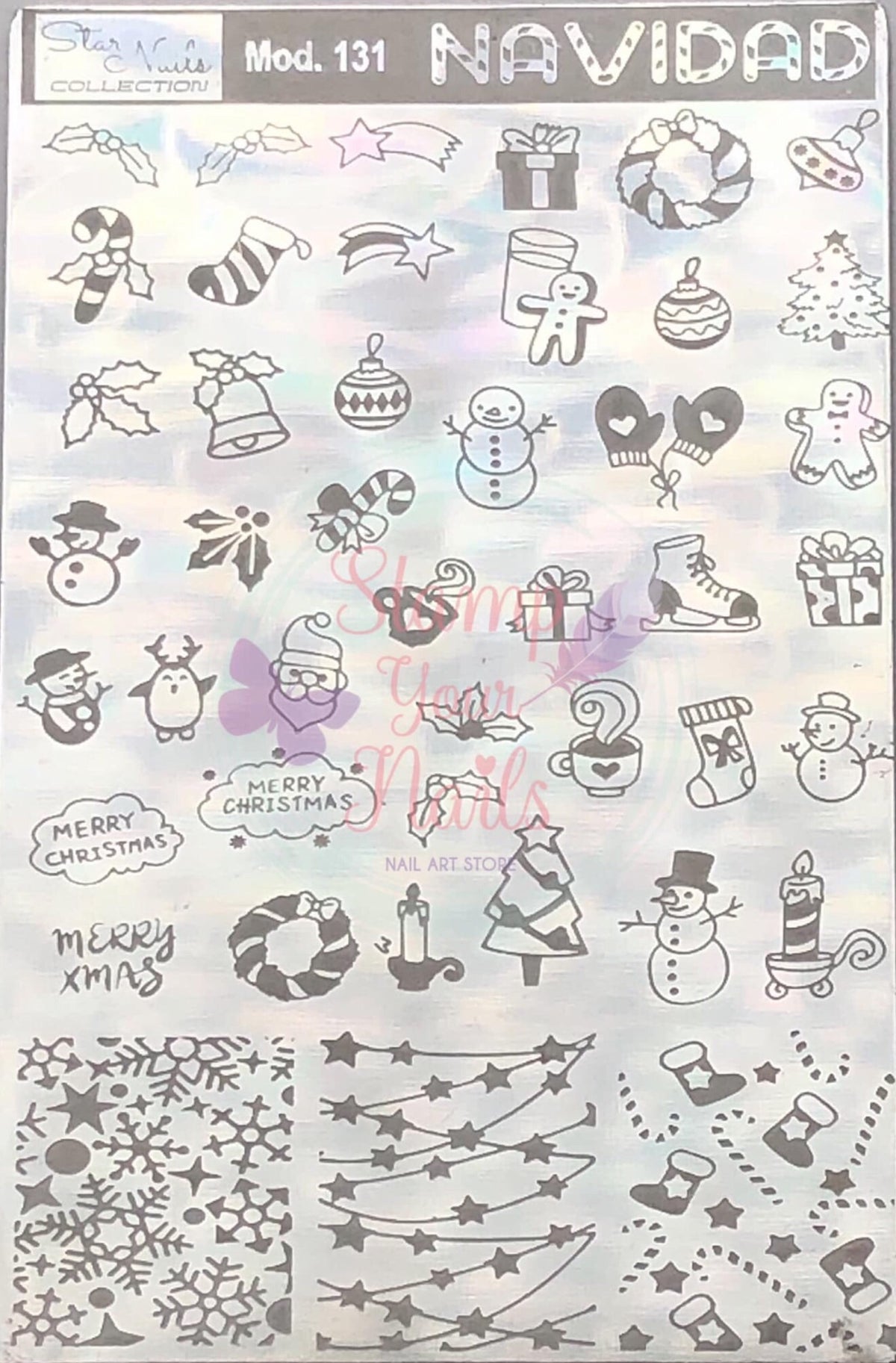 Christmas 5 - Stamp your nails