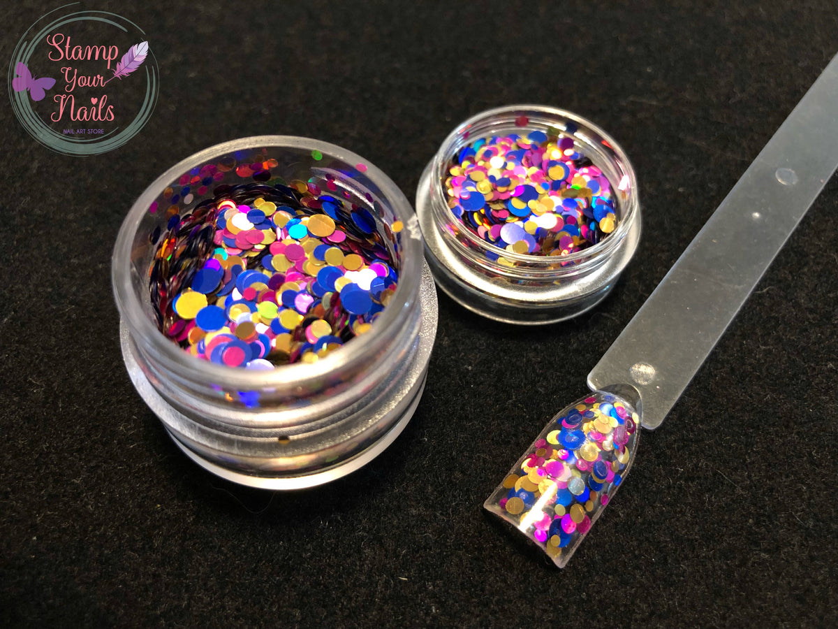 Confetti - Stamp your nails