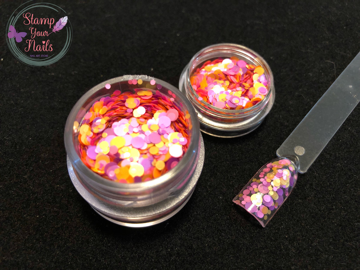 Confetti - Stamp your nails