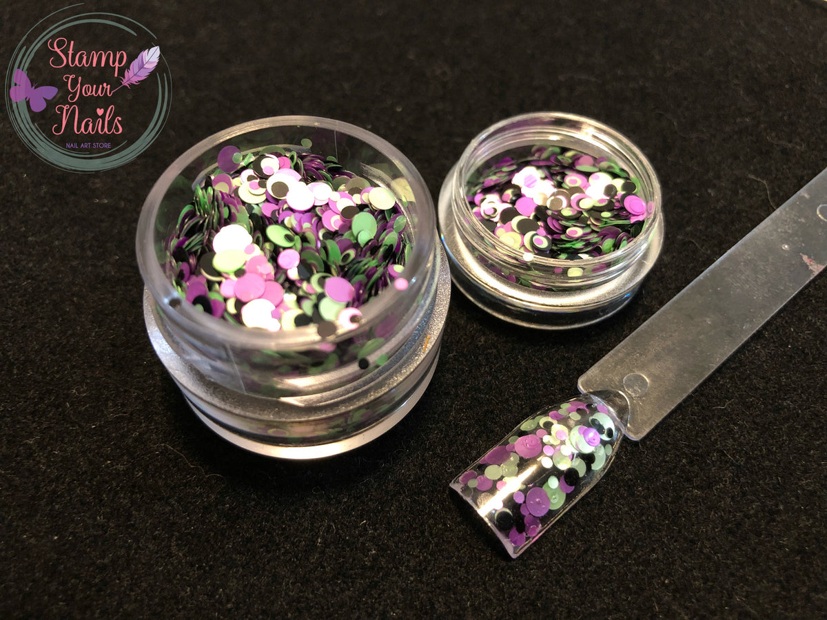 Confetti - Stamp your nails