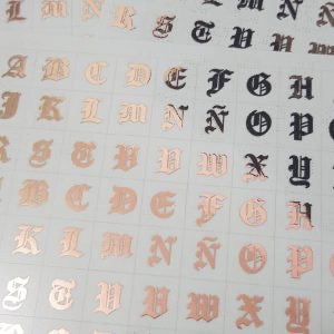 Stickers letras