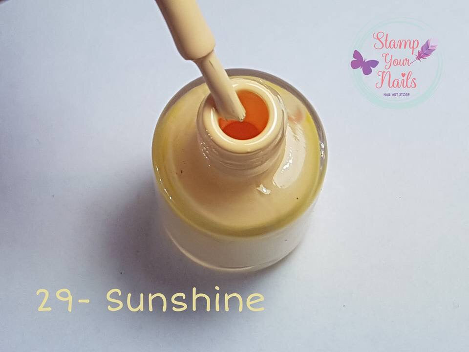 29 Sunshine - Stamp your nails