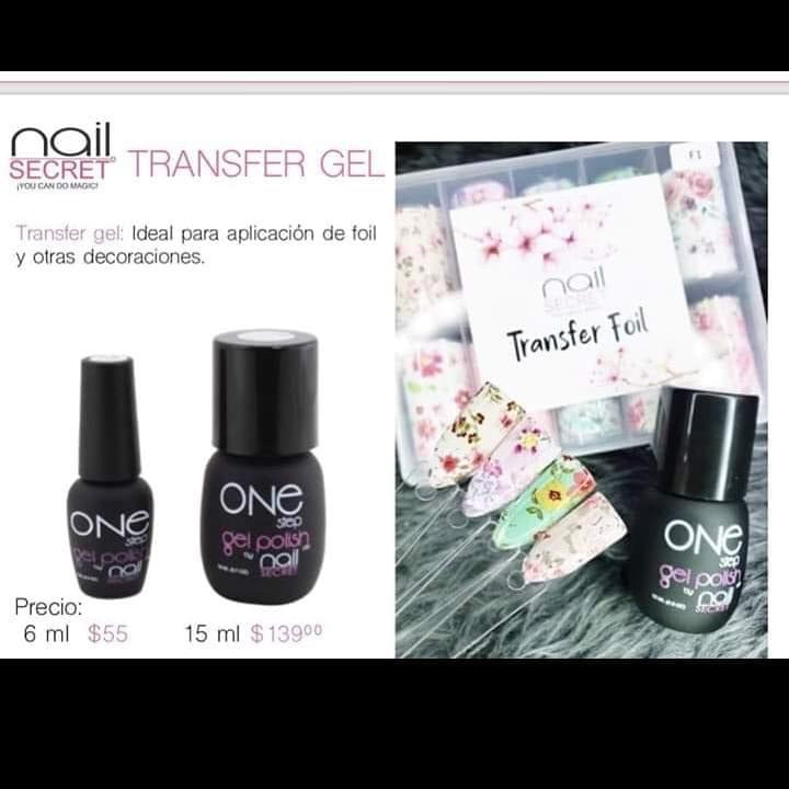 Transfer foil gel