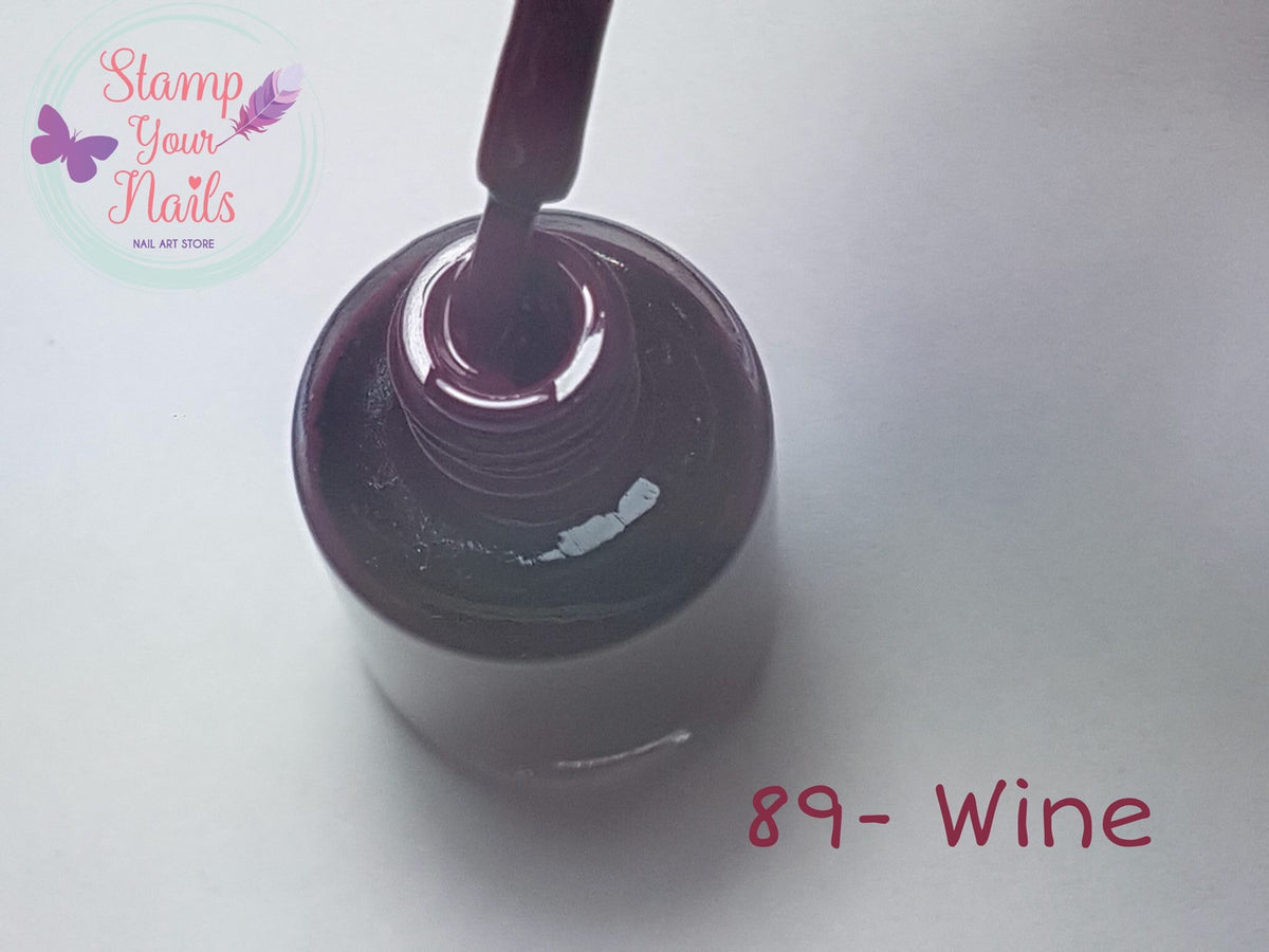 89 Wine - Stamp your nails