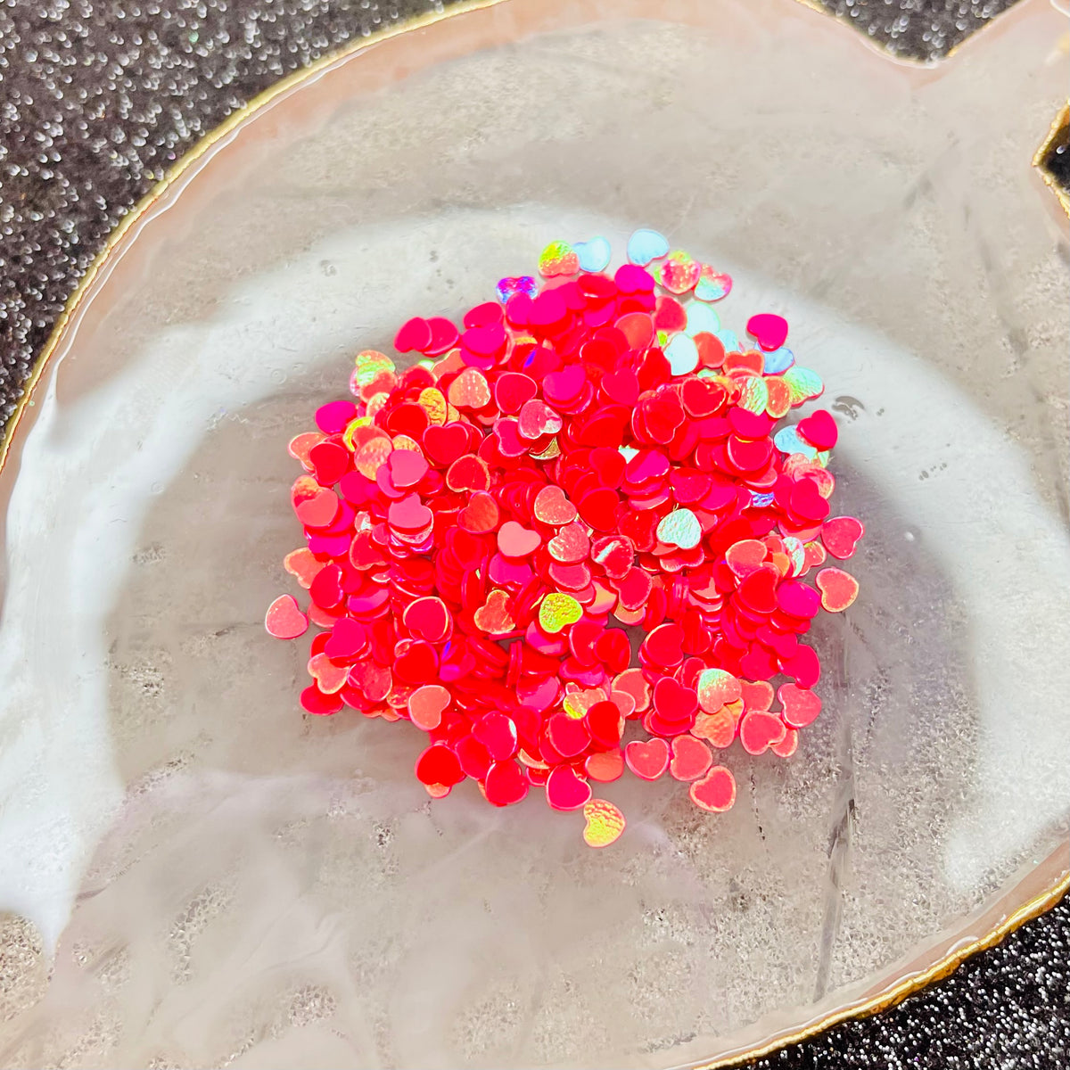 Corazón rosa