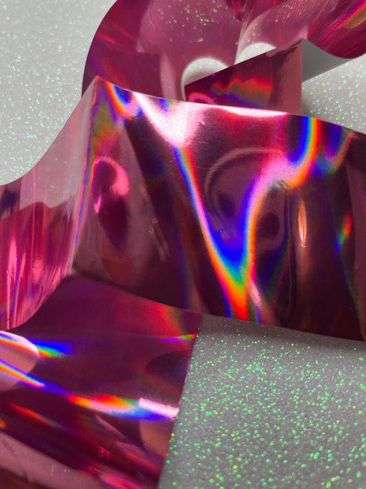 Foil Rosa holográfico