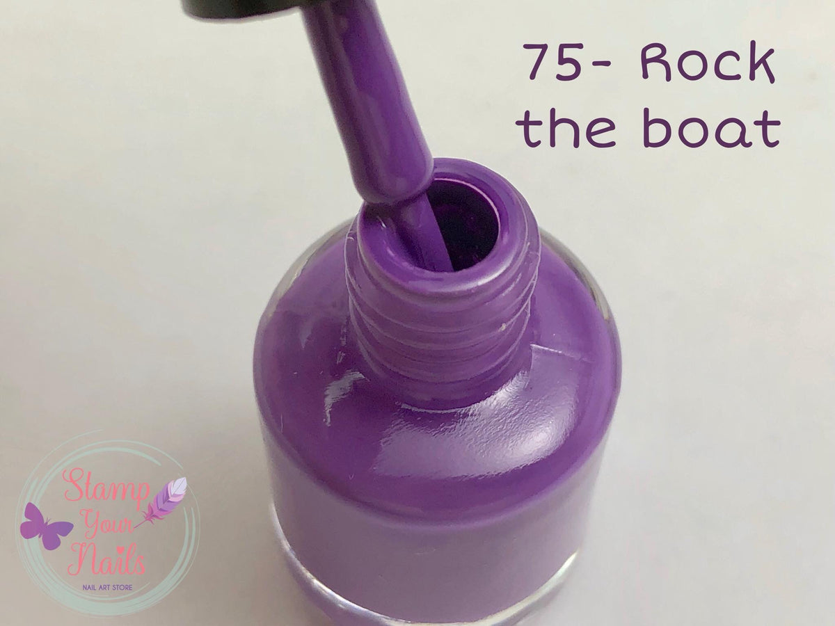 75 Rock the boat - Stamp your nails
