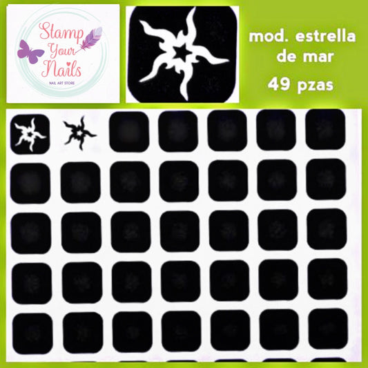 Estrella de mar - Stamp your nails
