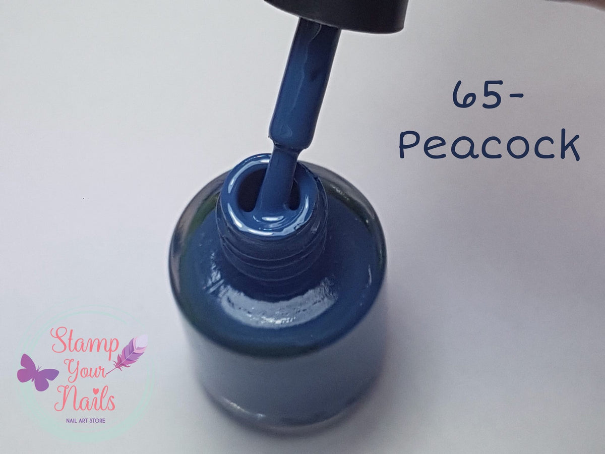 65 Peacock - Stamp your nails