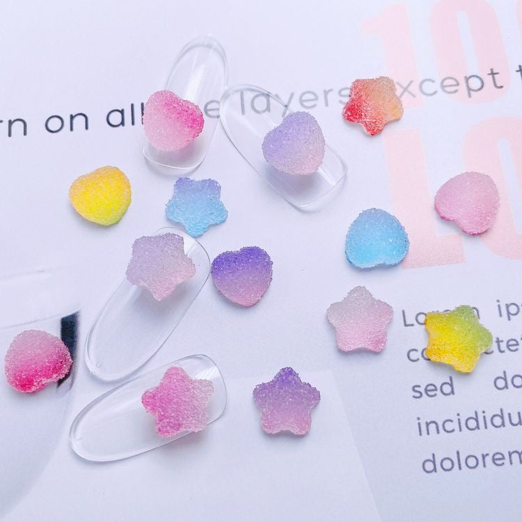Gomitas Corazones y estrellas