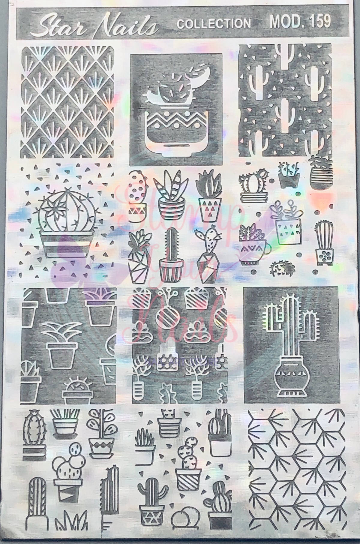 Cactus - Stamp your nails