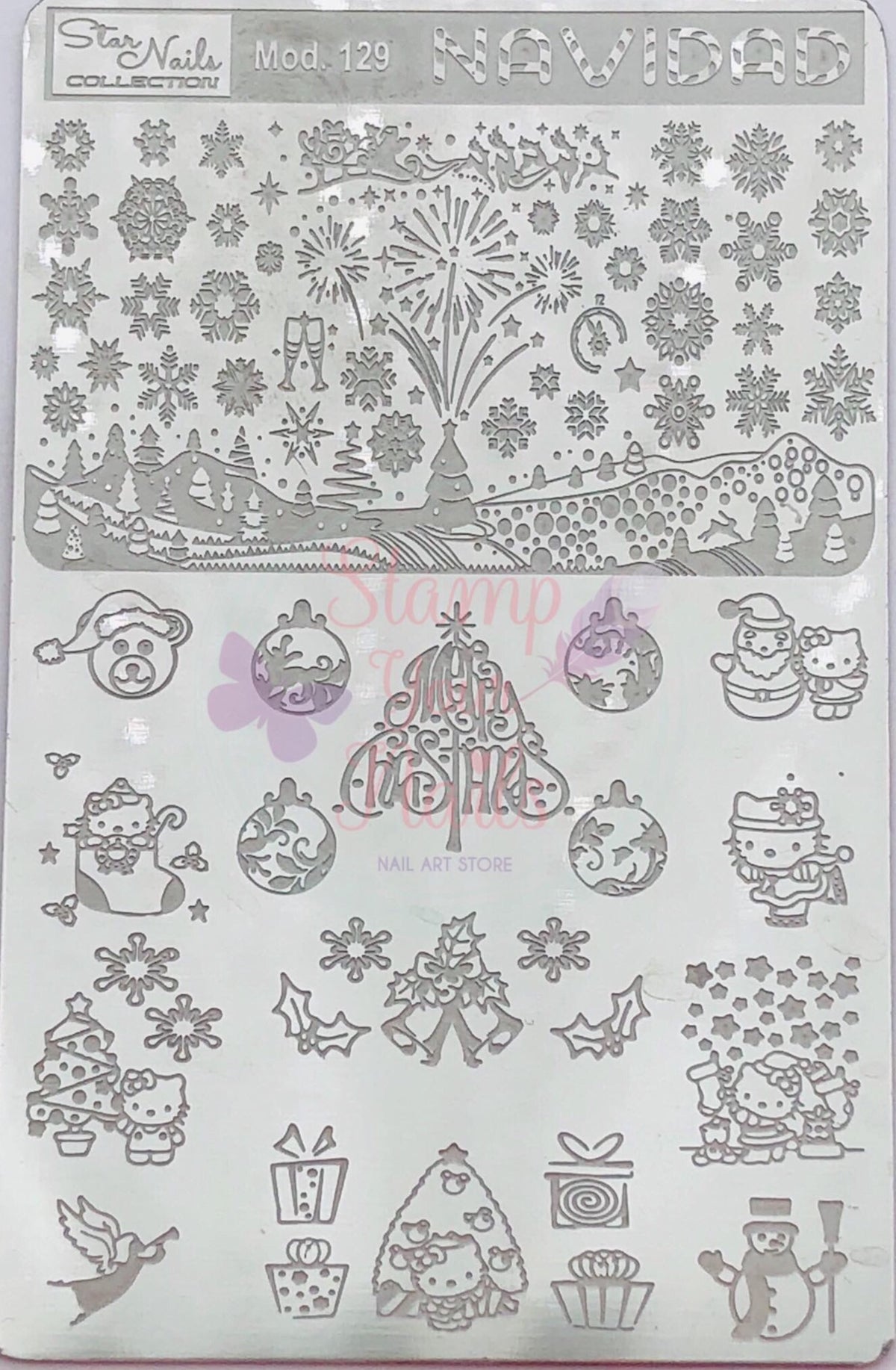 Christmas 6 - Stamp your nails