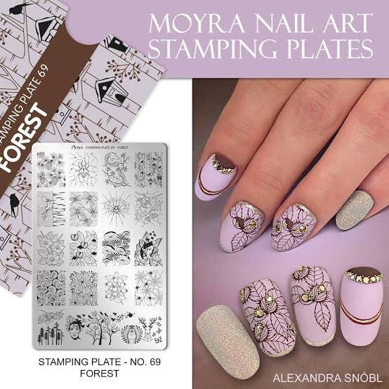 Forest - Stamp your nails