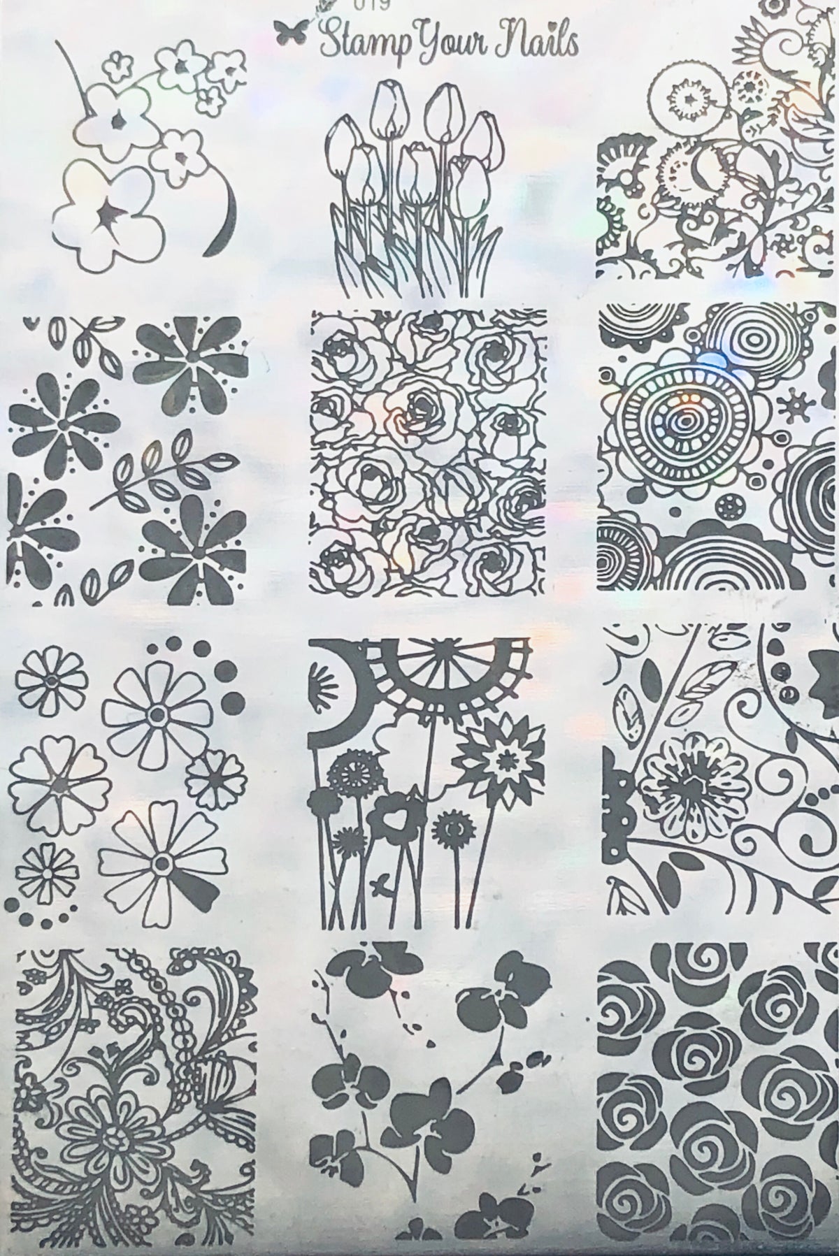 Flowers - Stamp your nails