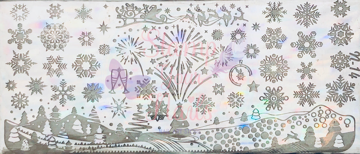 Christmas 14 - Stamp your nails