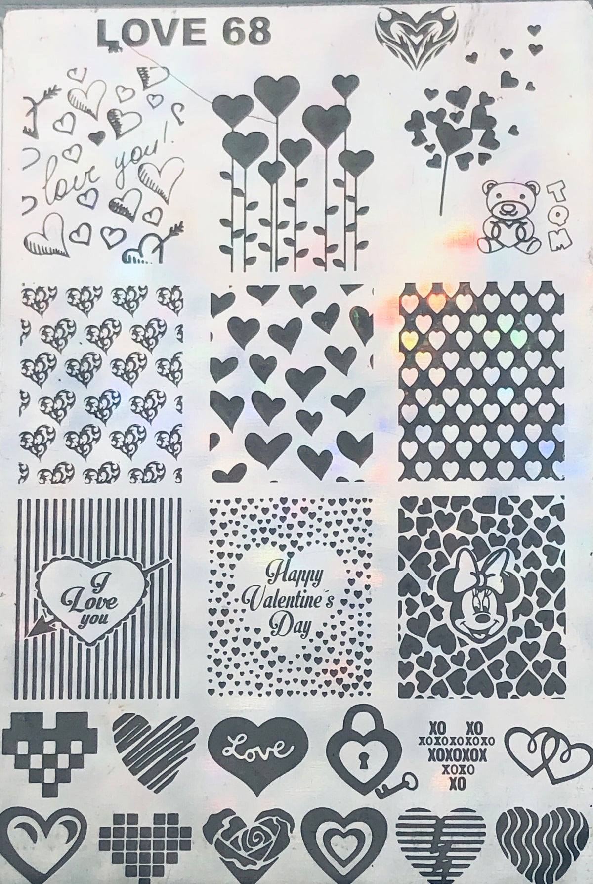 Hearts - Stamp your nails