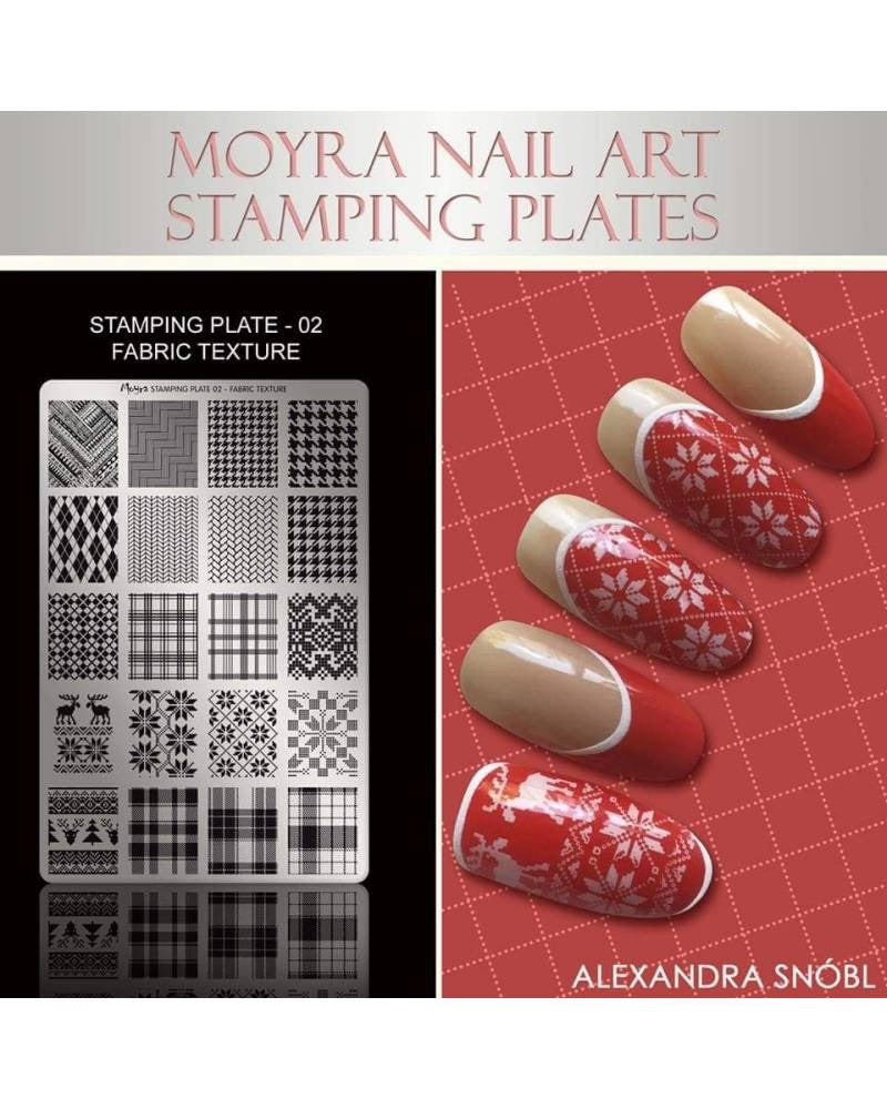 Fabric Texture - Stamp your nails