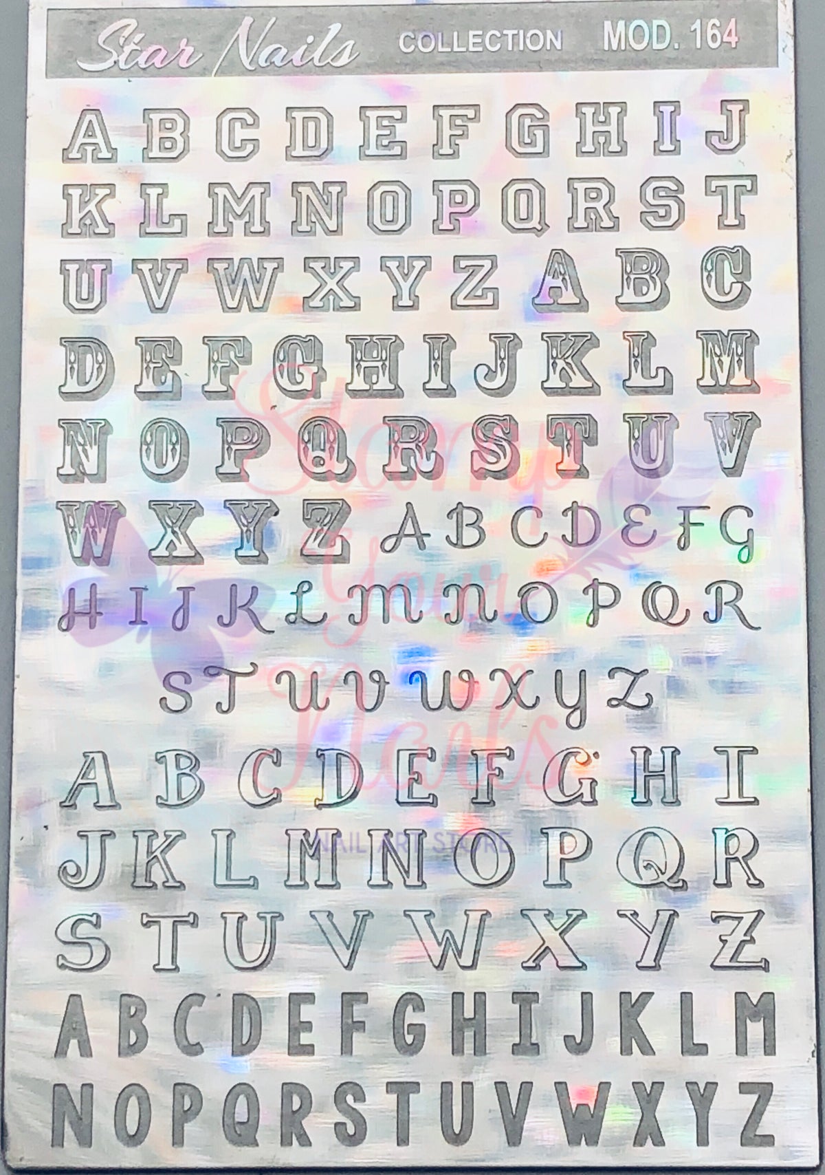 ABC - Stamp your nails